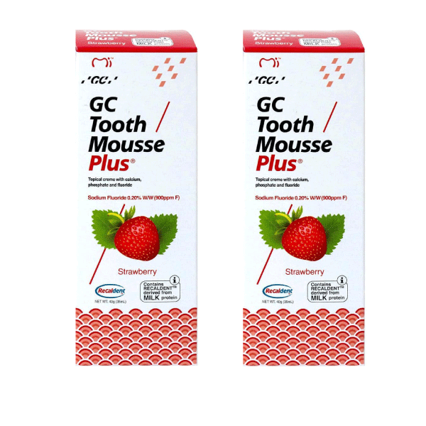 GC TOOTH MOUSSE PLUS WITH EXTRA MILK PROTEIN STRAWBERRY – MediDent Singapore